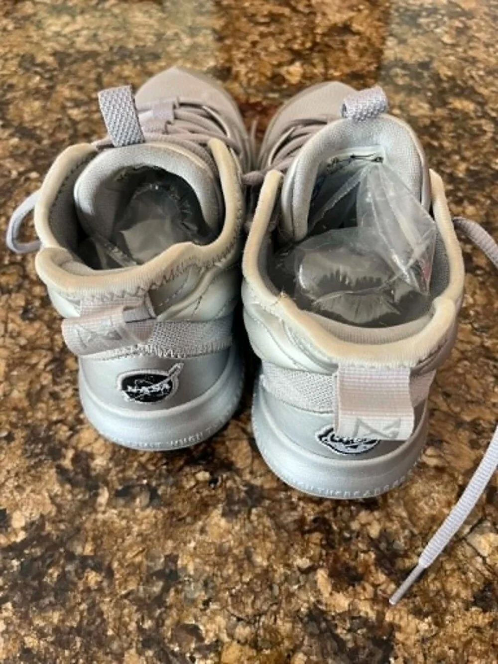 Nike NASA Silver High Top Shoes